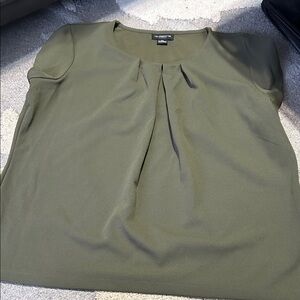 Le Chateau Women's Forest Green Blouse